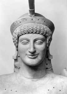 Photo d'une statue d'Ath�na